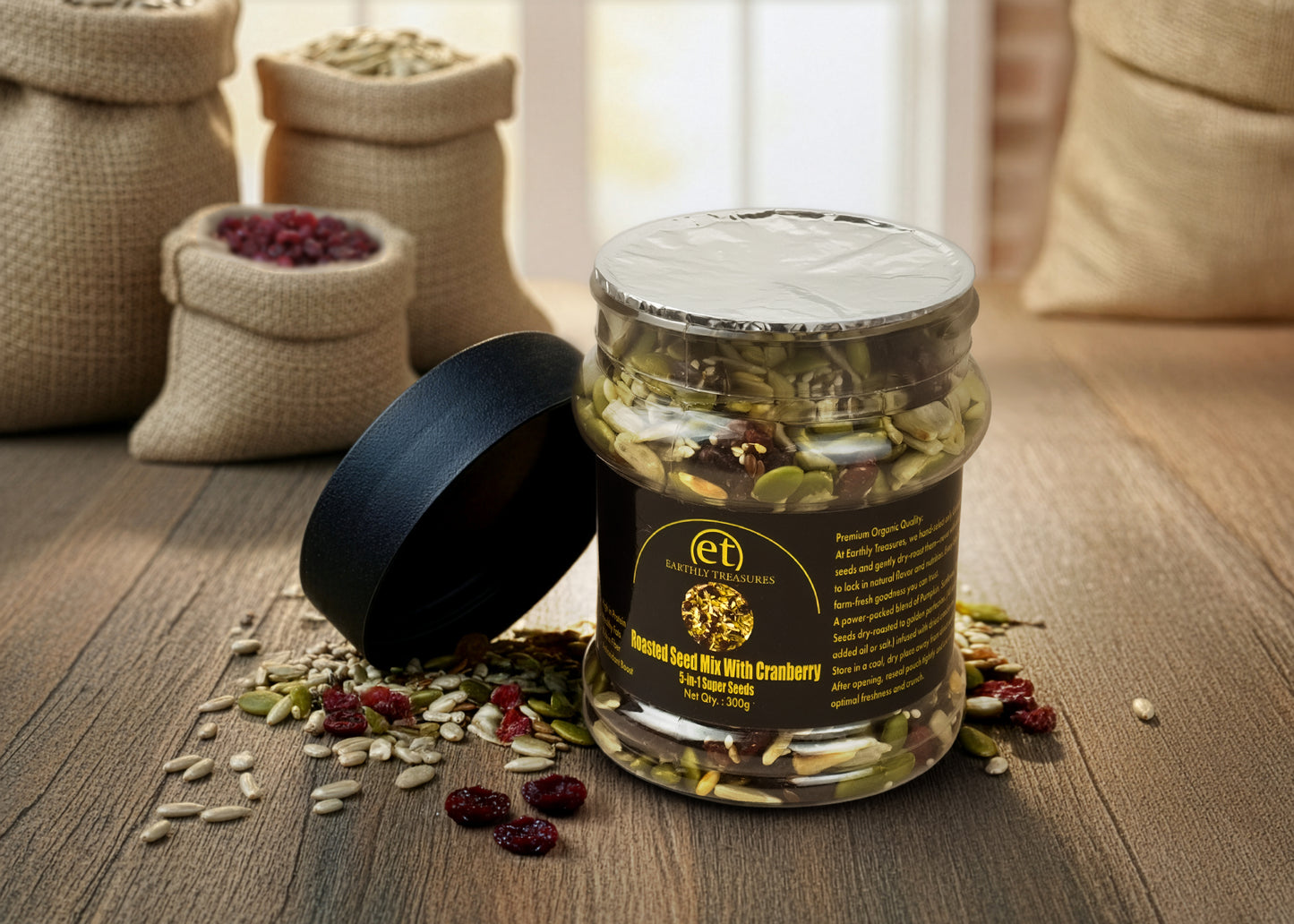 Cranberry Roasted Super Seeds Mix