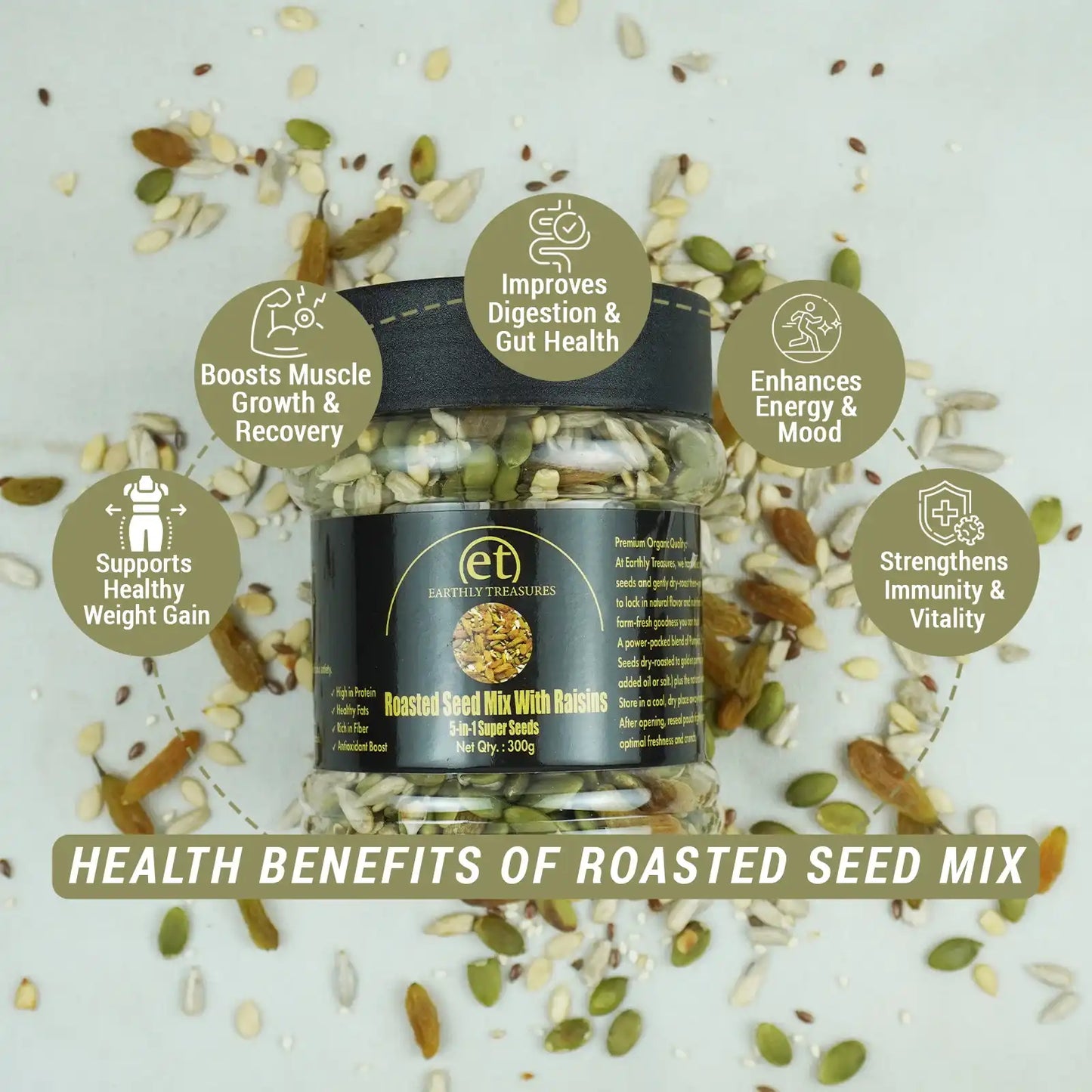 Roasted 5-in-1 Super Seeds Mix