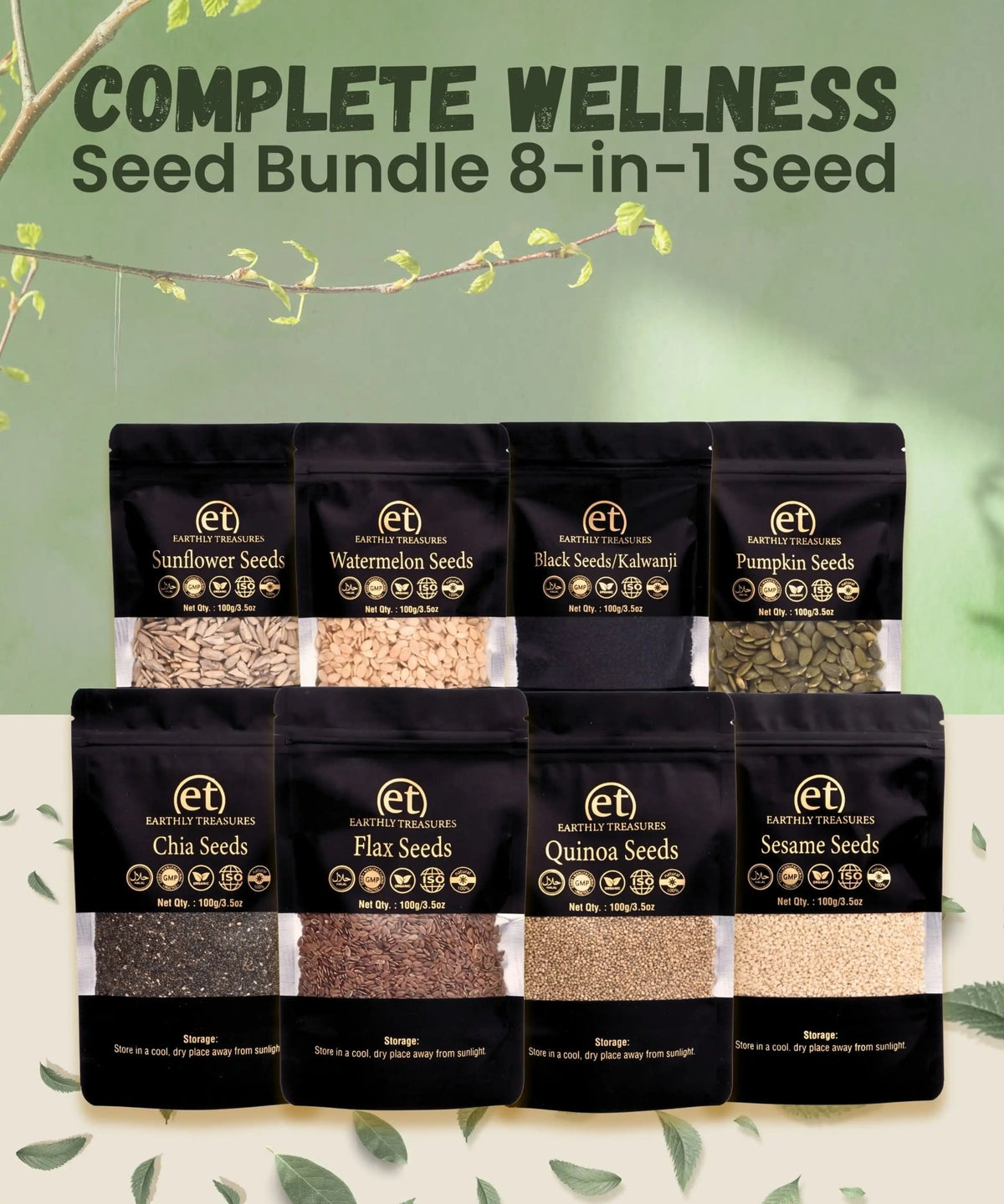 Complete Wellness Seed Bundle - Earthly Treasures