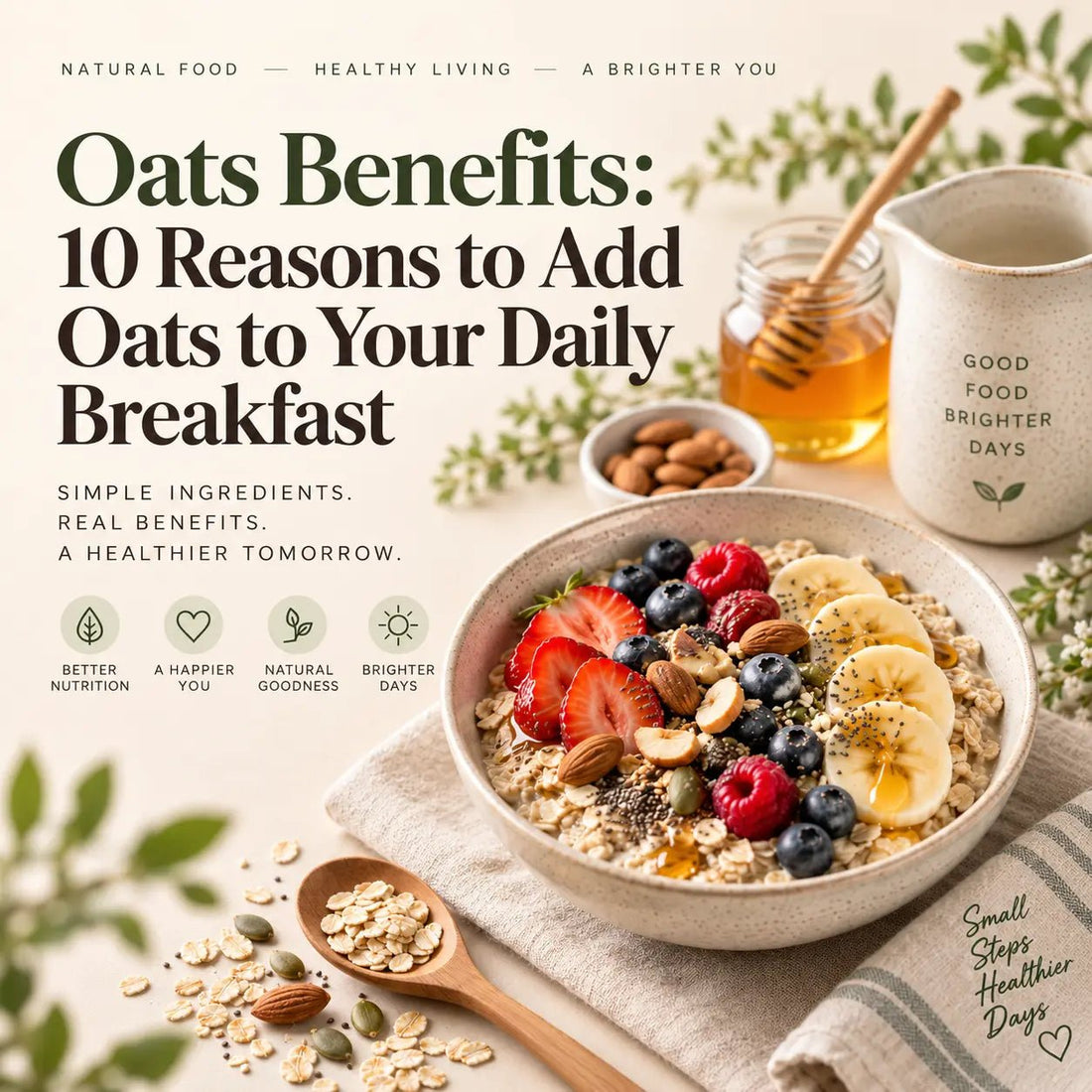 Oats Benefits: 10 Reasons to Add Oats to Your Daily Breakfast - Earthly Treasures