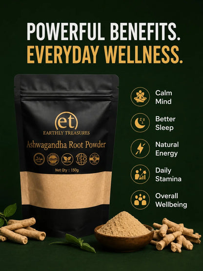 Organic Ashwagandha Root Powder 150g