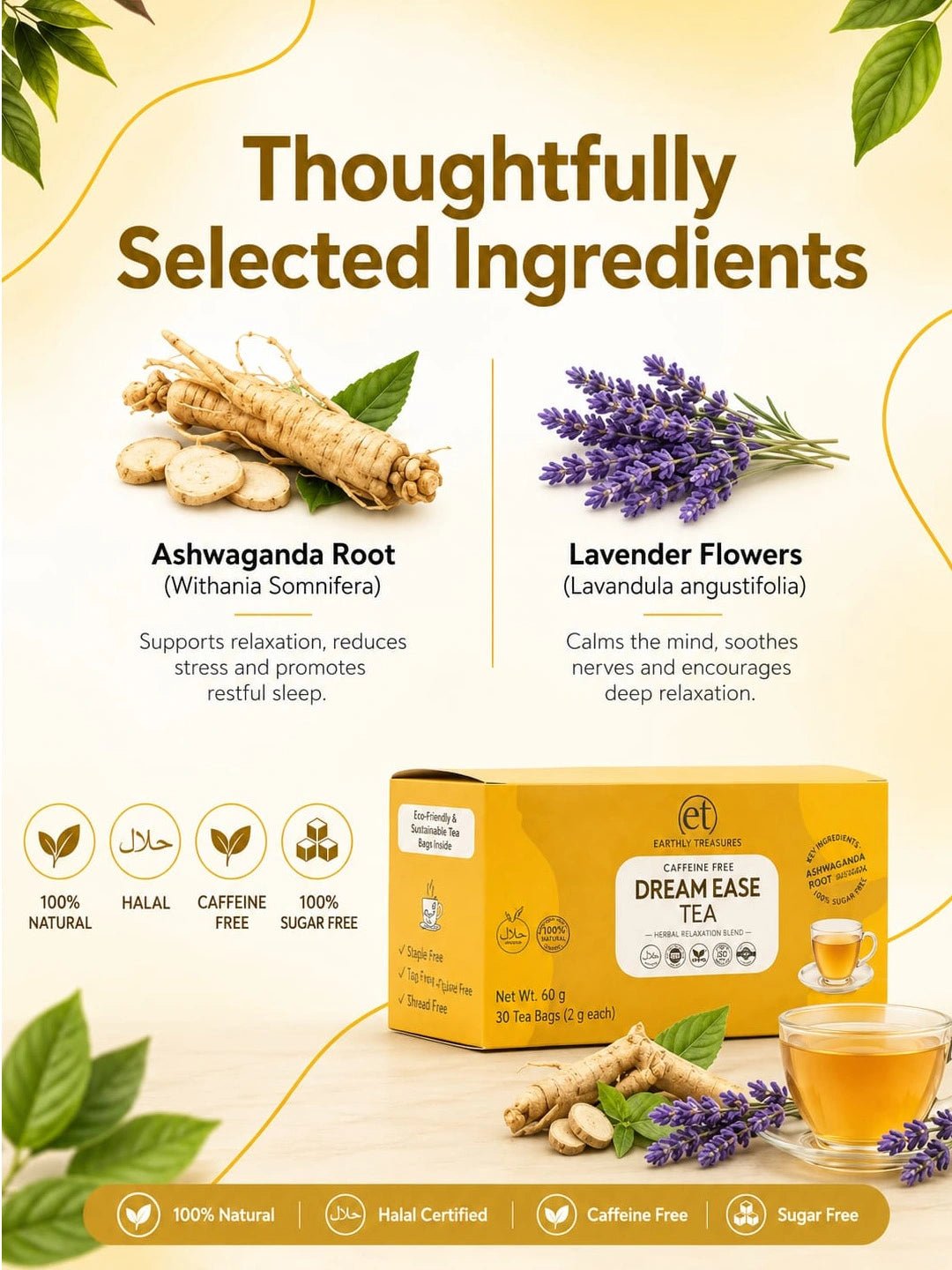 Dream Ease Tea - Earthly Treasures