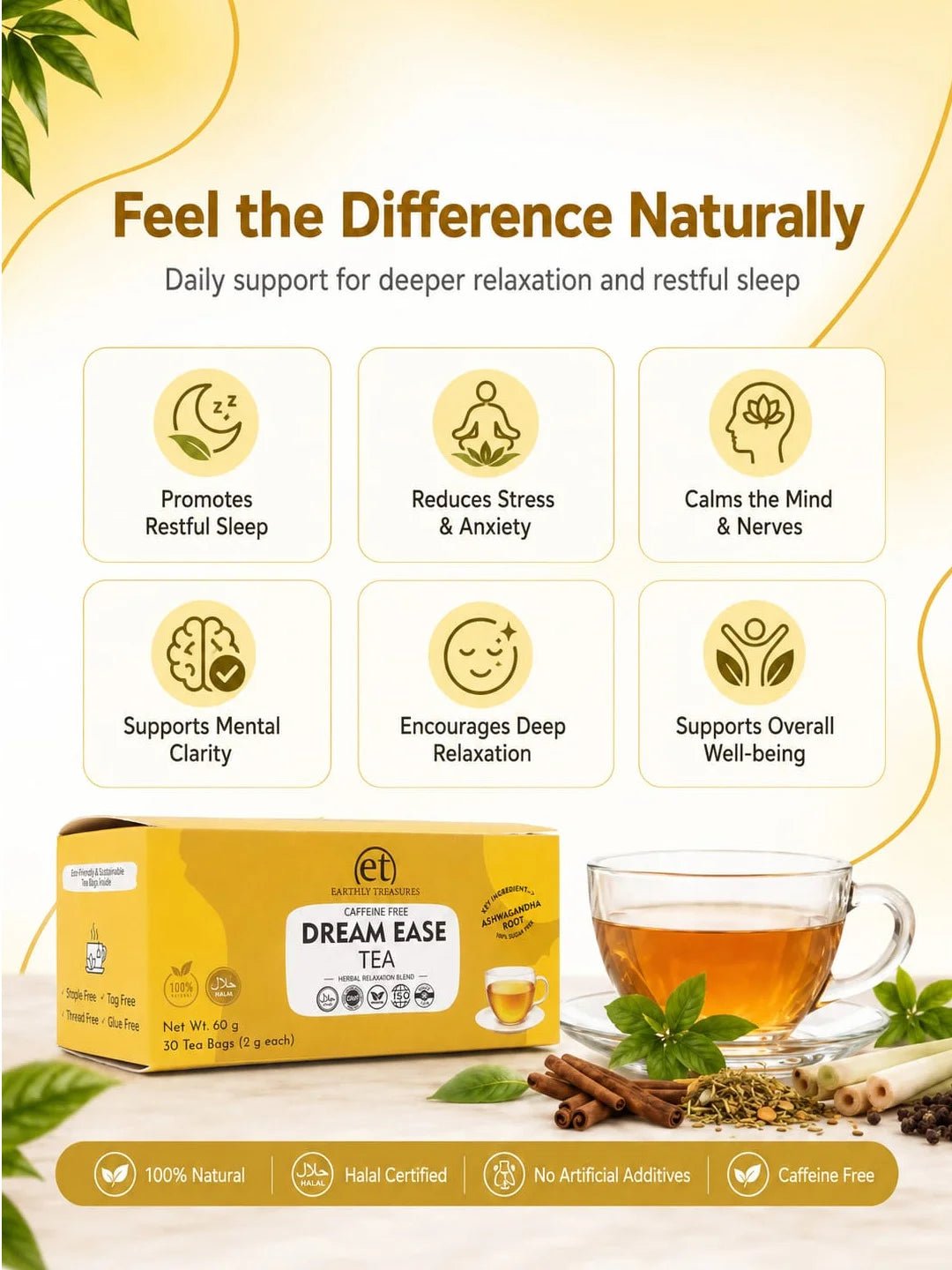 Dream Ease Tea - Earthly Treasures