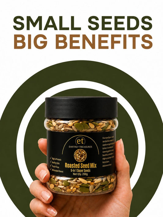 Roasted 5-in-1 Super Seeds Mix - Earthly Treasures